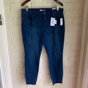 Old Navy size 14 rockstar super skinny NWT blue jeans denim